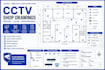 cctv shop drawing, cctv autocad as built drawing, installation cad