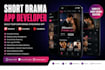 vertical short drama app, dramabox, goodshort or micro drama, live streaming app