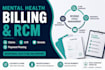 do mental health billing, simplepractice and rcm support
