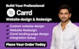 design carrd website, carrd landing page and carrd redesign