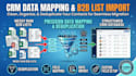 map, deduplicate, and import your b2b contact lists into your CRM system