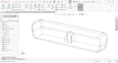 design injection molded plastic enclosure product design, dfm in solidworks
