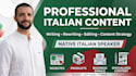 write or rewrite professional italian content