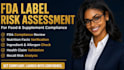 do fda label risk assessment for food compliance