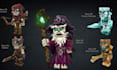 create lowpoly 3d blockbench mobs and weapons for minecraft hytale