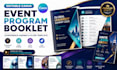do editable canva event program booklet conference agenda and flyer template