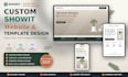 design showit website redesign showit template design showit customization