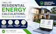 do residential energy calculations, rescheck and comcheck