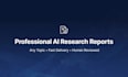 create professional ai research reports