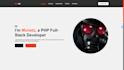 create a modern responsive personal portfolio website