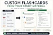 turn your study materials into effective flashcards and summaries