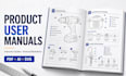 design product user manuals and instruction guides