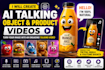 create ai talking fruit and object videos