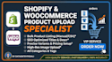 do shopify product upload and woocommerce listing