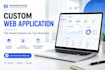 develop a custom web app with full stack development