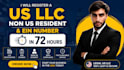 register US llc for non US residents and assist with ein application