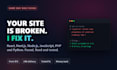 fix bugs and errors in your react, node js and javascript website