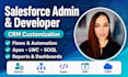 be your salesforce admin and developer for CRM customization