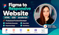 convert figma design to responsive HTML CSS