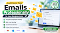 manually send emails one by one to your email list