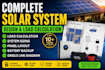 design a complete pv system with load calculation and layout