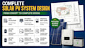 design a professional solar pv system with layout and sld