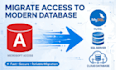 migrate access database to mysql with access frontend