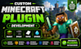 develop custom minecraft bukkit spigot paper sponge plugins for your server