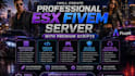 create professional esx and qbcore fivem server with premium scripts