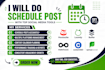 do schedule post with hootsuite loomly buffer metricool content360 sprout social