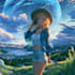 create anime style album cover