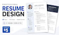 design a professional modern resume
