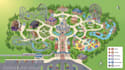 design custom 2d and 3d illustrated theme park map, zoo map and attraction maps