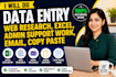 do data entry and data searching