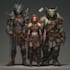 design a dnd party art and group art
