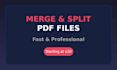 merge or split your PDF files quickly