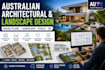 do australian architectural and landscape design, 2d plans and 3d