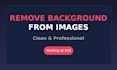 remove background from your images professionally