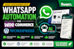 wordpress whatsapp automation and chatbot, woocommerce ai assistant, web crawler