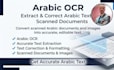 do arabic ocr and extract text from scanned documents