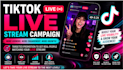 do your tiktok live streming promotion