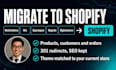 migrate your woocommerce, wix or magento store to shopify with seo redirects