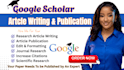 do research article writing, editing, proofreading, and journal publication