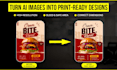 convert ai generate design to print ready file