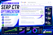optimize serp CTR increase organic clicks and improve google ranking