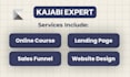 setup kajabi website and online course