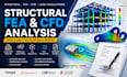 do structural fea and cfd analysis, wind load calculation and calculation report