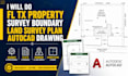 draw fl tx property site plan plot plan lot layout