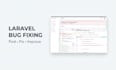 fix laravel PHP bugs errors and API issues