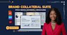 design business collateral brochure company profiles presentation banner flyer